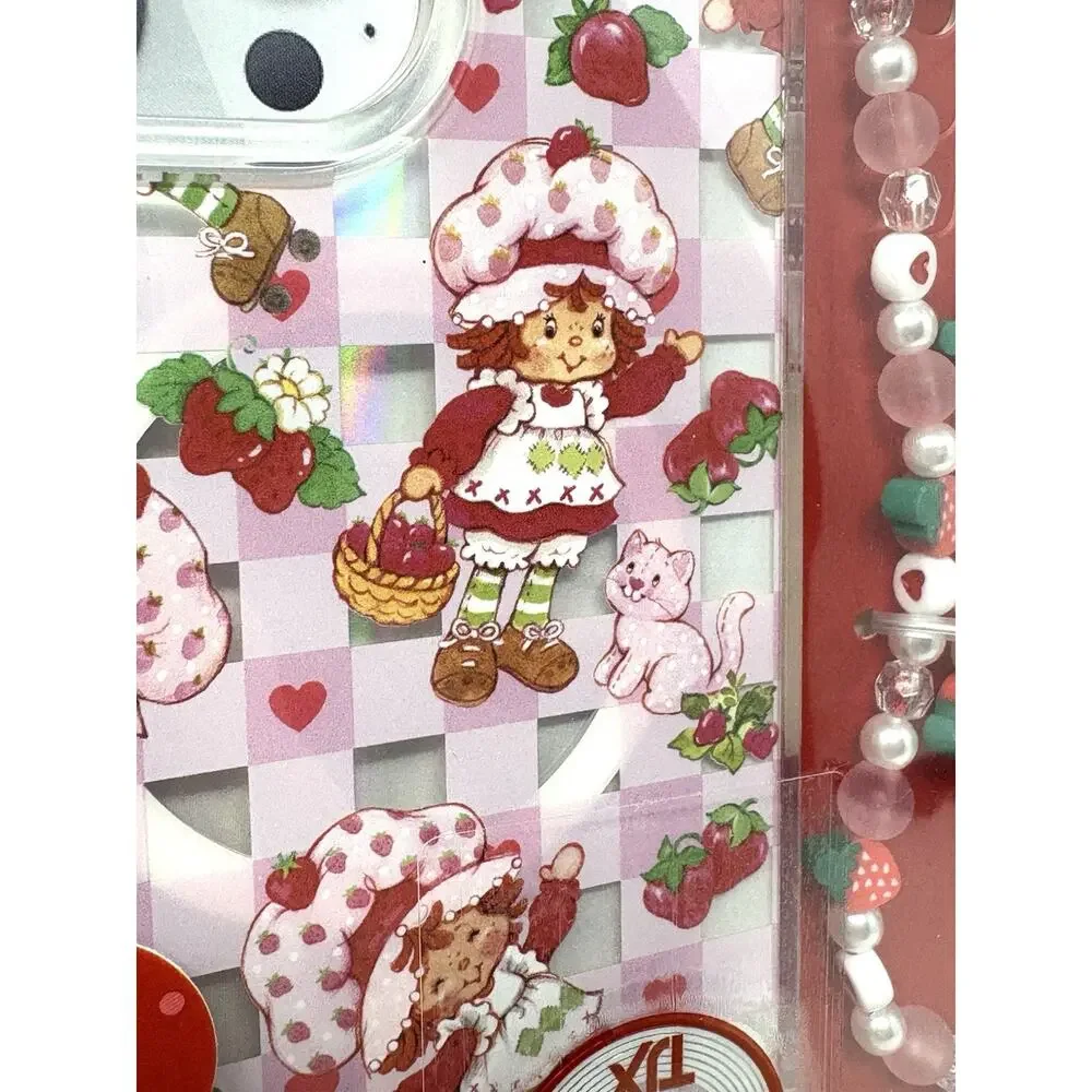 Strawberry Shortcake Skinny Dip iPhone 15 Pro Max Case Cover Beaded Strap Cover